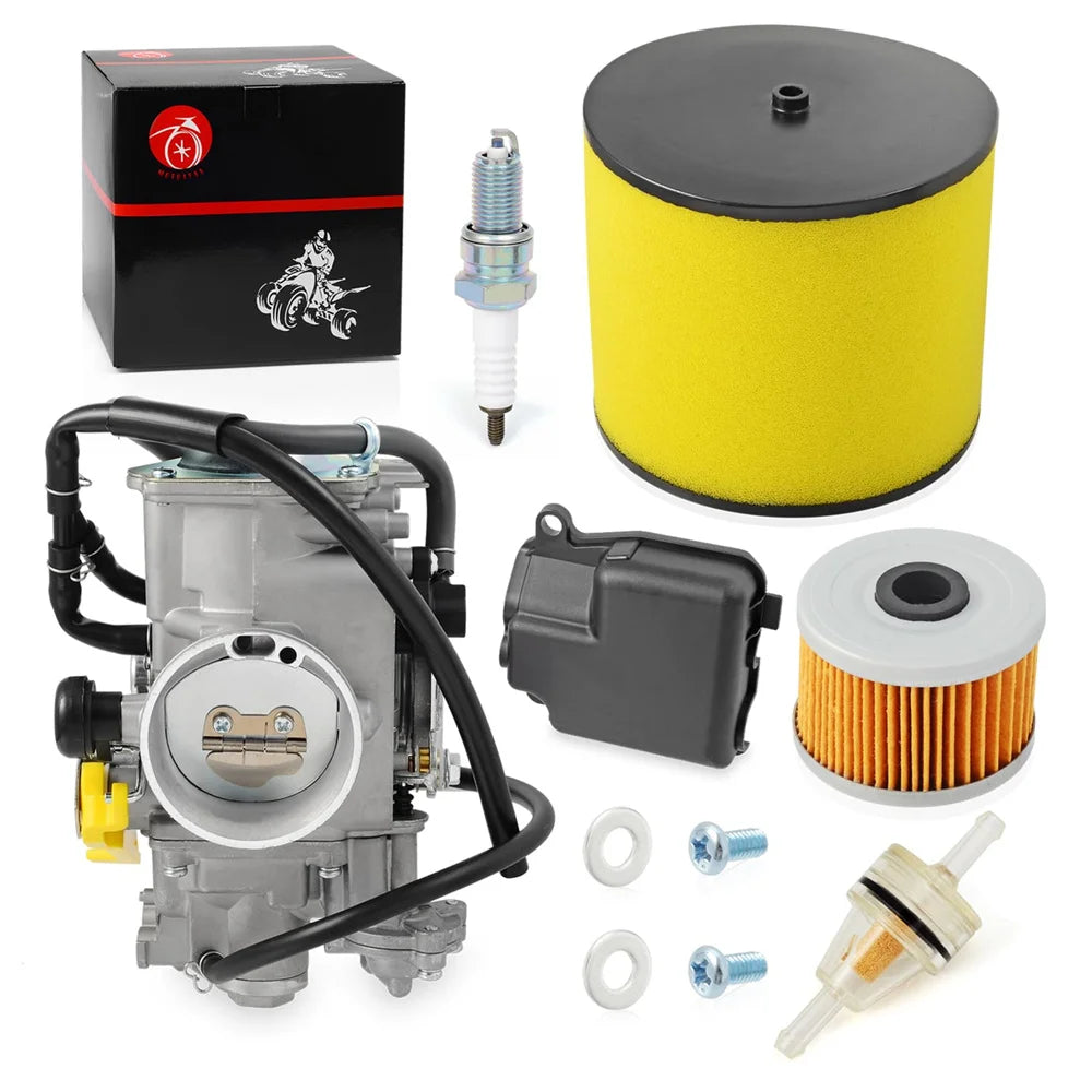 Carburetor Air Filter Oil Filter Kit for Honda TRX400EX TRX400X 1999-2014