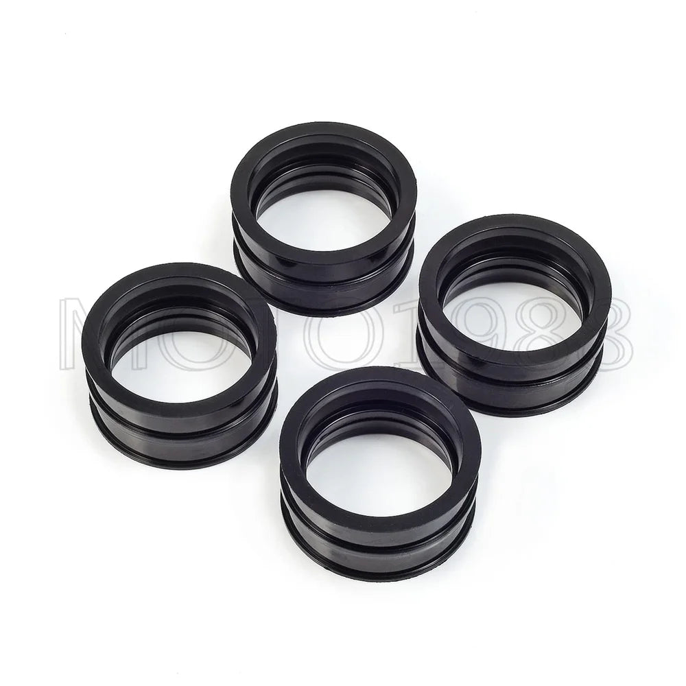 4Pcs Carb Joint Intake Manifold Boot Honda V65 Sabre Magna Interceptor VF 1000 1100 1984-1986