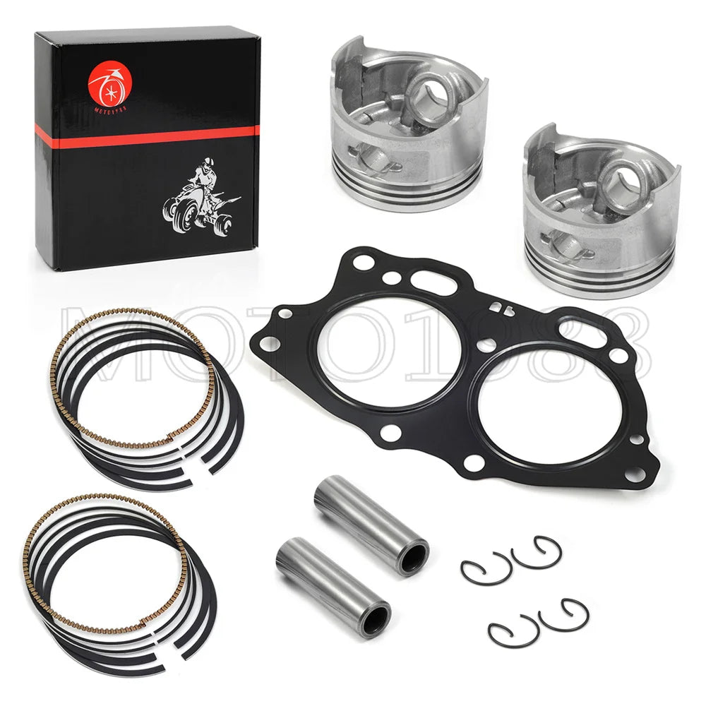 Piston Ring Gasket Seal Intake Exhaust Spring Retainers Valve Collet Keepers For EZGO Fuji Robin 295cc EH29C Golf Cart 1991-2002