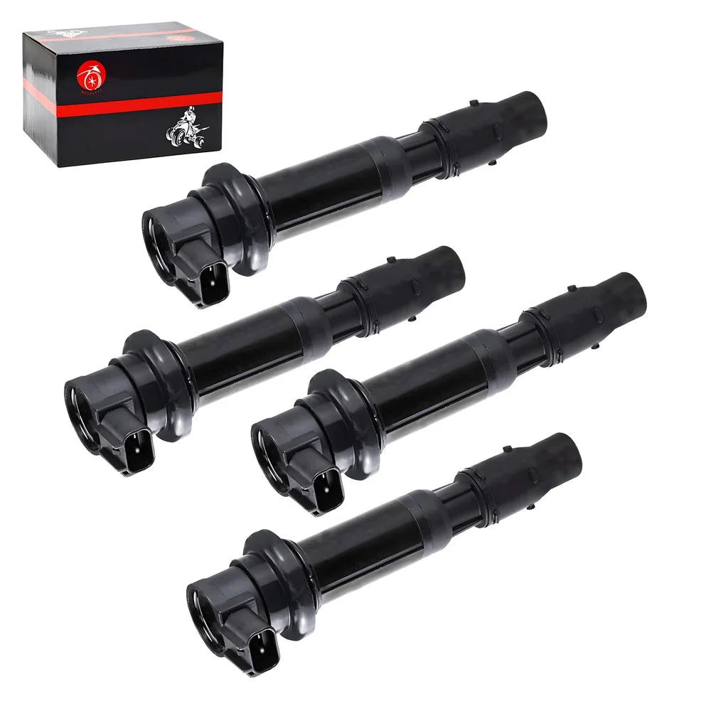 4pcs Ignition Coils For Kawasaki Ninja ZX-6R ZX600 ZZR600 Triumph Tiger 800 XCA XR XRT 1200 Street Triple 675