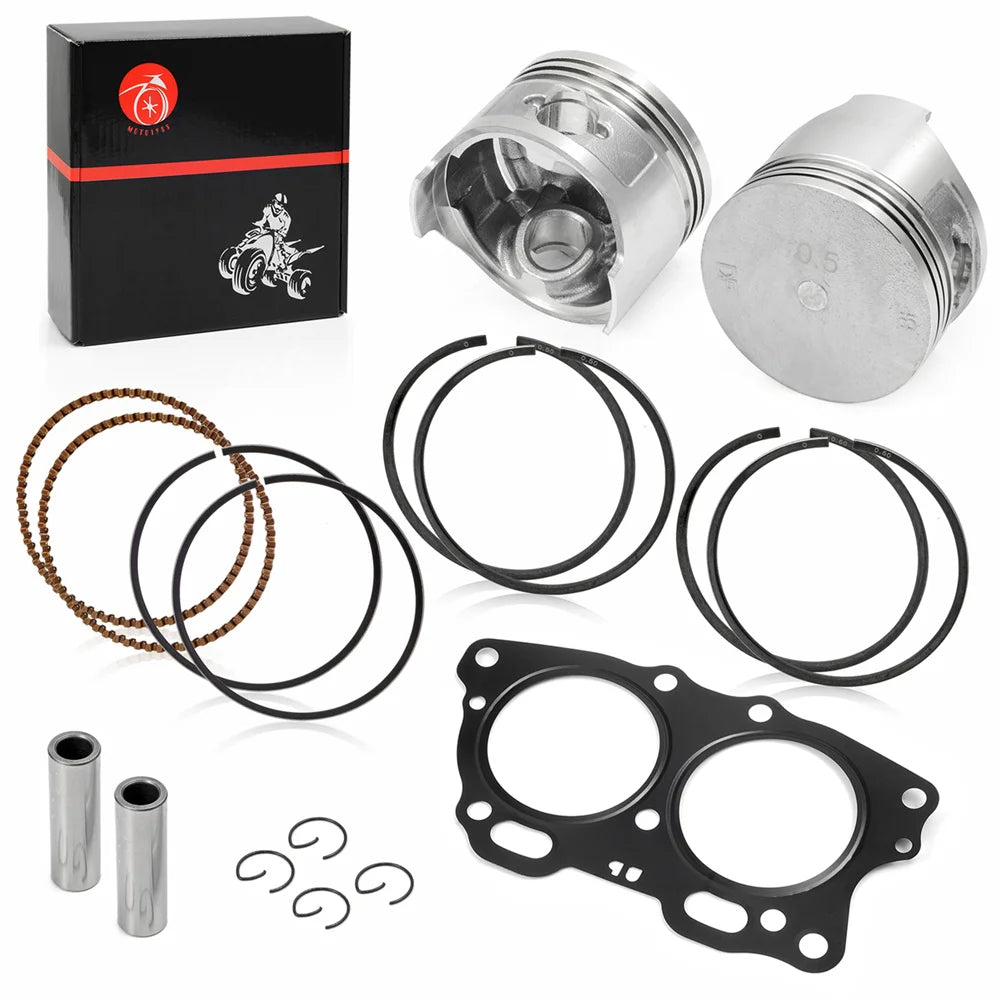 0.50mm Oversize Piston Ring and Cylinder Head Gasket for EZGO EH29C TXT 295cc Gas Golf Cart 1991-2008