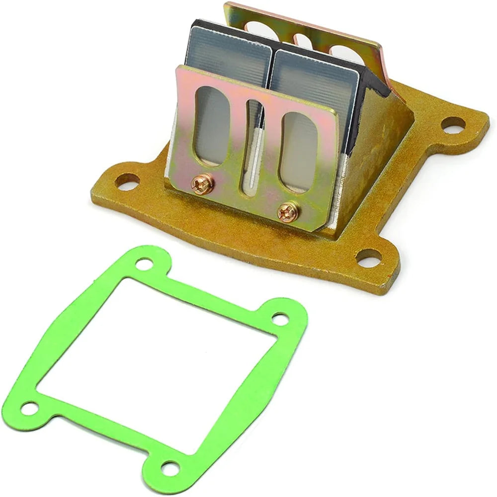 Intake Manifold Boot and Reed Valve Gasket Assembly for Yamaha 215cc Golf Cart G1 1979-1989