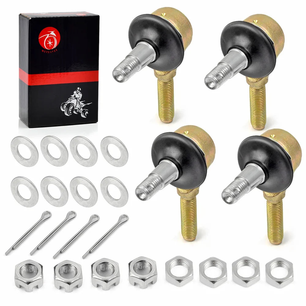 Tie Rod End Ball Joints for Yamaha ATV Models - Banshee Raptor Warrior Wolverine Blaster Grizzly Moto 4 Big Bear Breeze