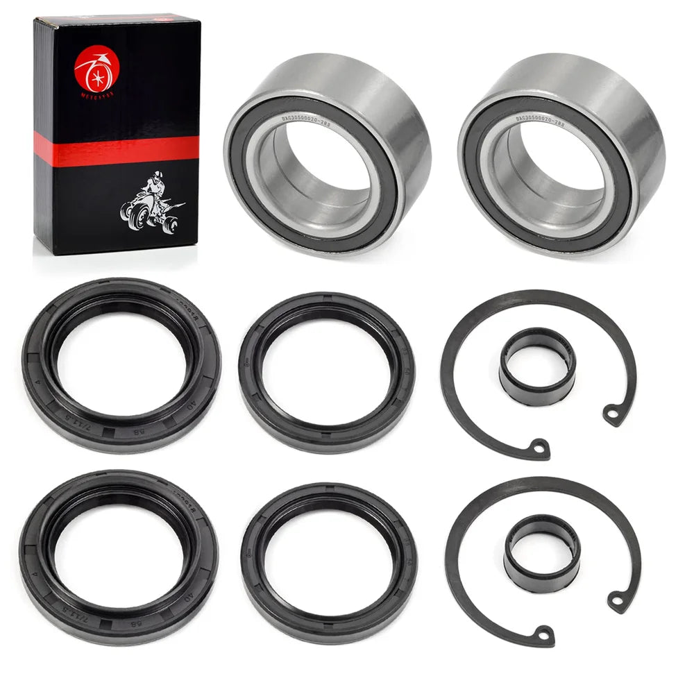 Front Wheel Bearings Seals Circlip Dust Seal for Honda Rancher 350 400 420 TRX350 TRX400 TRX420