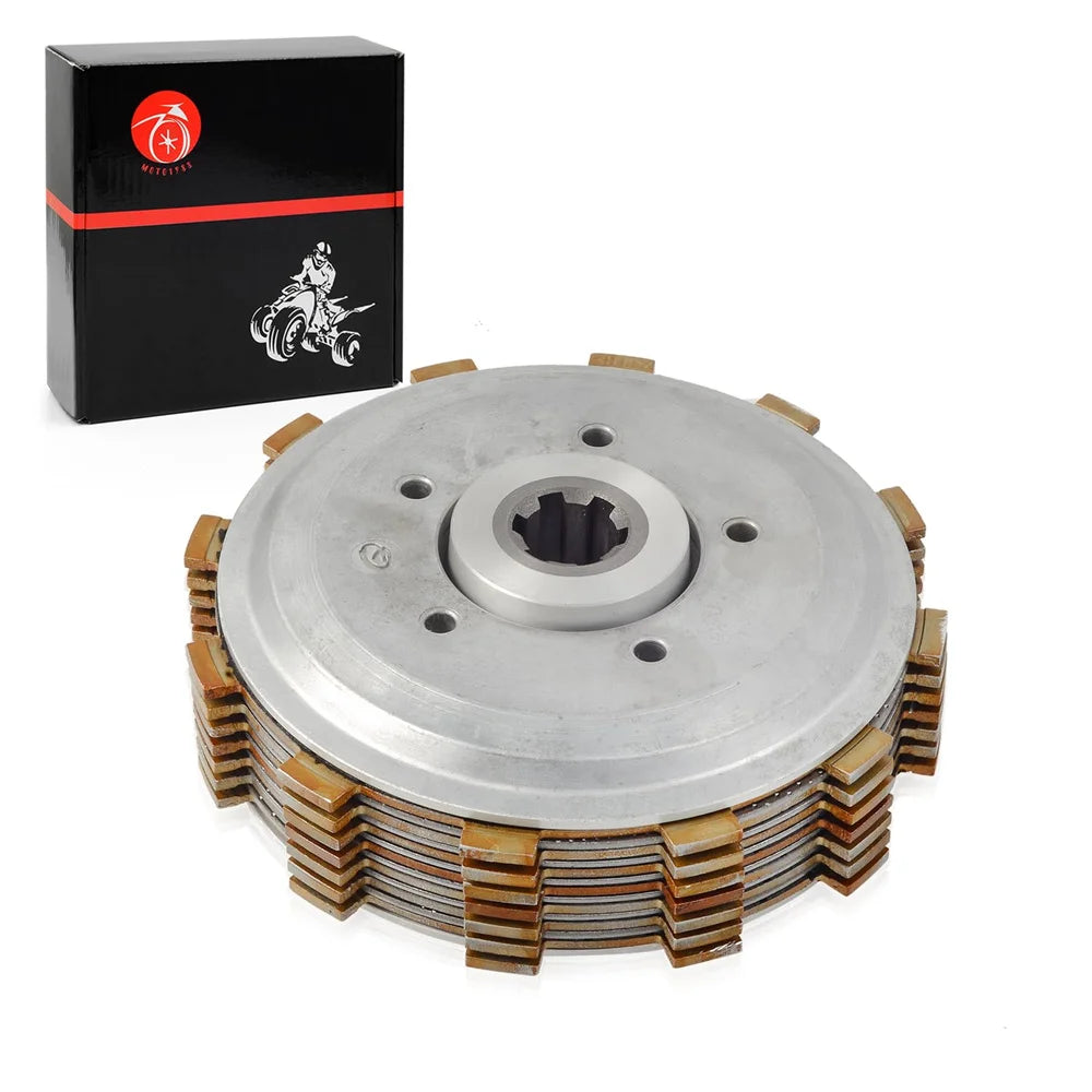 Clutch Kit Center Inner Hub & Outer Pressure Plate for Yamaha Warrior 350 Raptor Big Bear 350 Kodiak 400 1987-2013