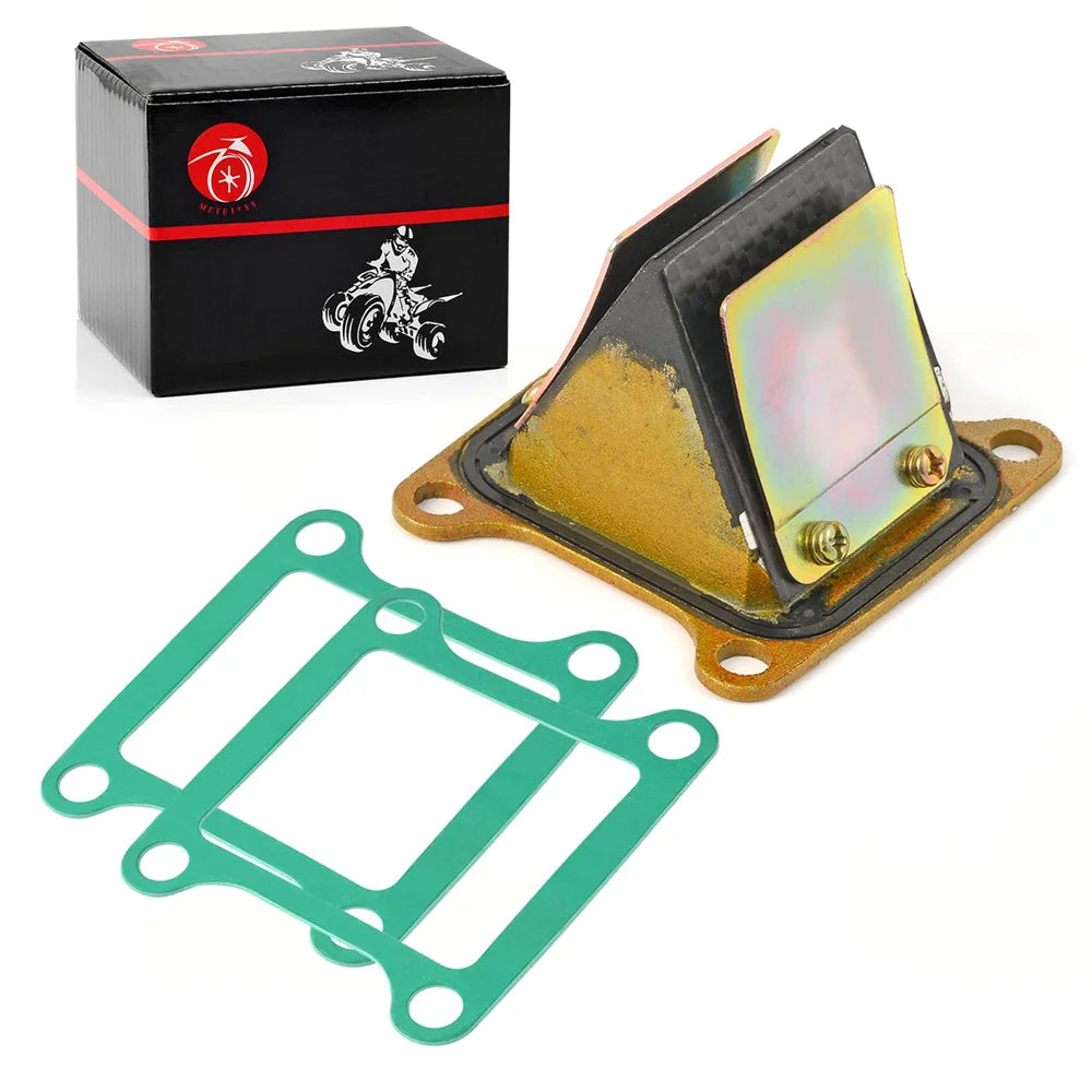 Carb Intake Manifold Boot and Reed Valve with Gasket for Kawasaki KX85 KX100 2001-2021