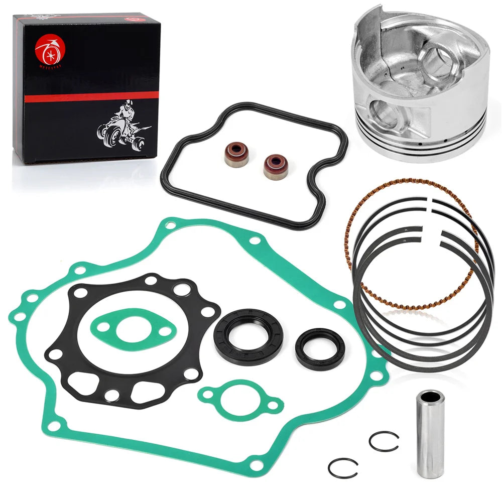 Piston Ring Gasket Seal Rebuild Kit 0.25mm Oversize Club Car DS Precedent FE290 1992-up 1016459-01 1023047-01