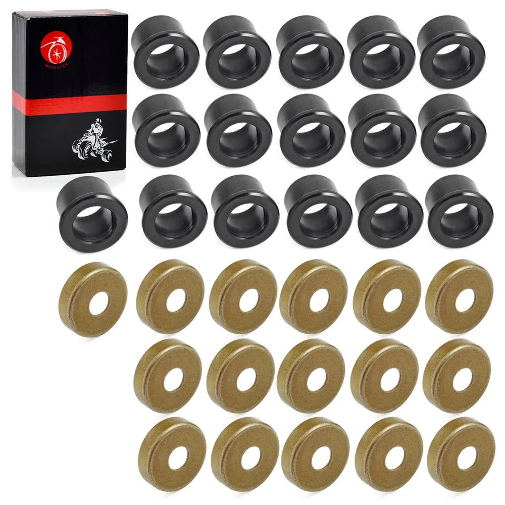16pc A Arm Bushing & Dust Cover Seal Caps Rebuild Kit for Yamaha Warrior 350 Raptor 350 YFM350 1987-2013 5YT-23517-00-00