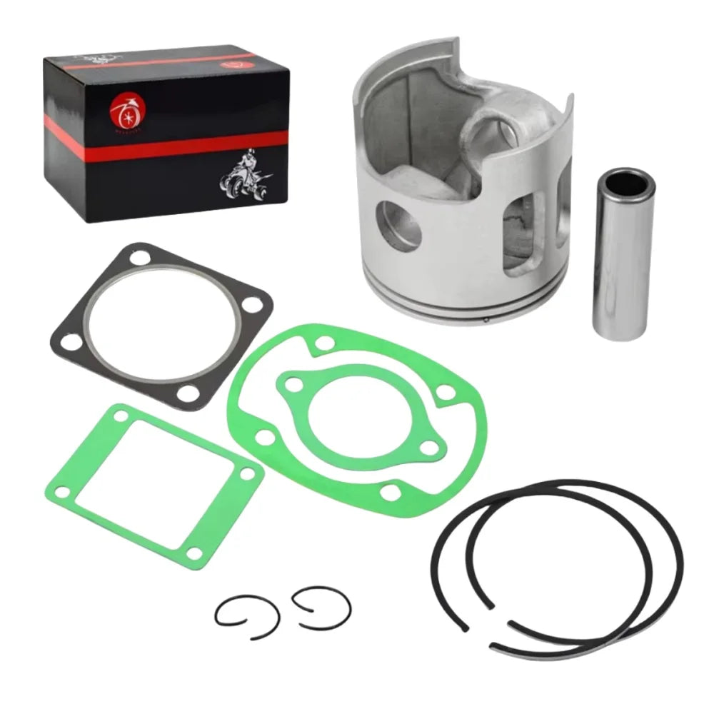 Oversize 0.25mm Piston Gasket Kit and Piston Ring Set for Yamaha G1 2 Cycle Gas Golf Cart 1978-1989