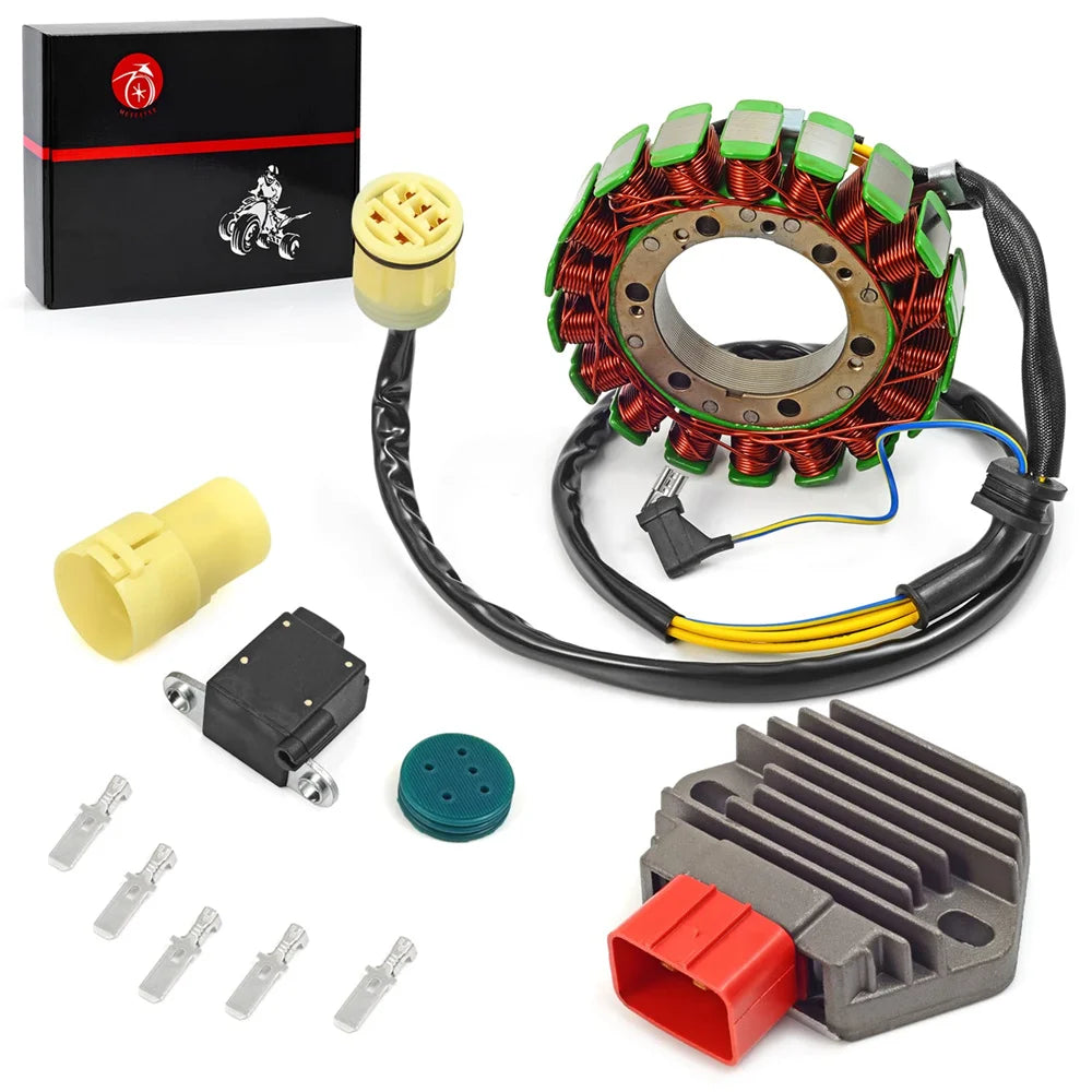 Stator Coil Rectifier for Honda Foreman 450 TRX450ES TRX450S 1998-2001 and Foreman 400 TRX400FW 1995-2003 - 31120-HM7-014