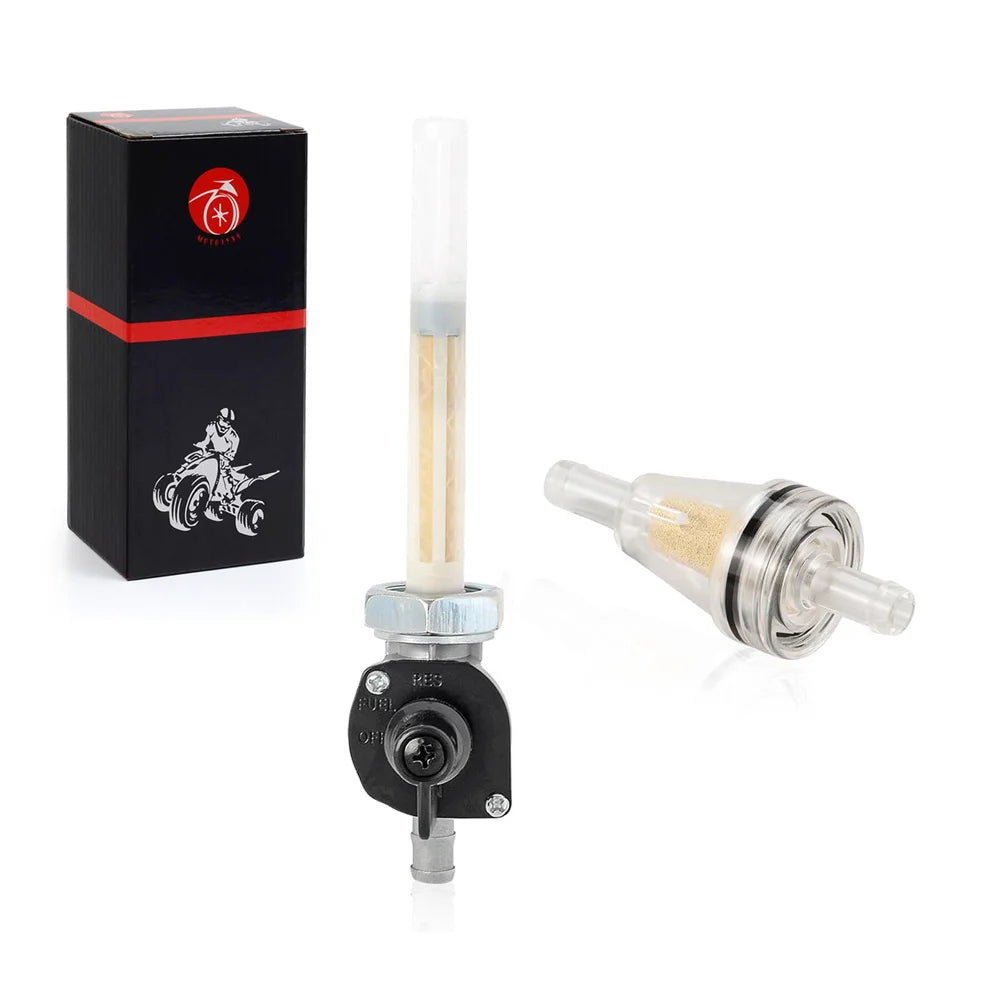 Fuel Gas Valve Petcock Fuel Filter for Honda VT1100 Shadow ACE Aero Sabre Spirit 1995-2007
