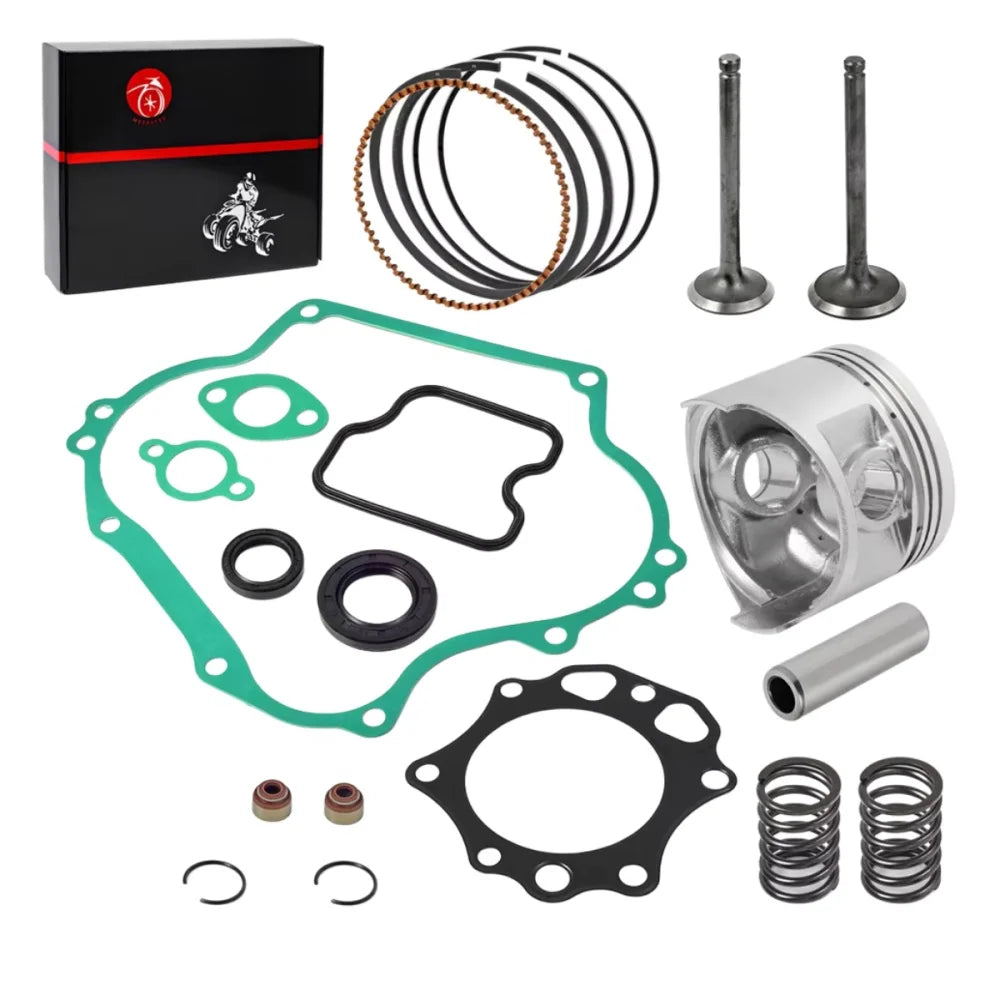 FE290 290cc Engine Rebuild Kit - 0.25mm Oversize Piston Ring, Gasket, Seal, Intake Exhaust Valve for Club Car Golf Cart DS Precedent