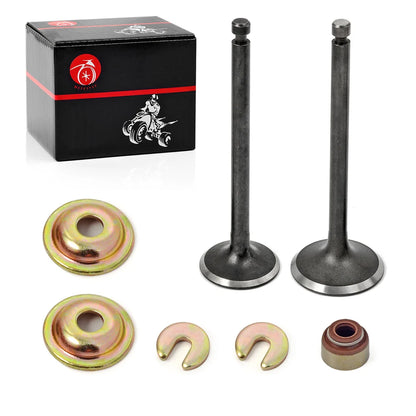 Intake Exhaust Valve and Seal Kit for Yamaha Gas Golf Cart G2 G5 G8 G9 G11 G14 1989-1996