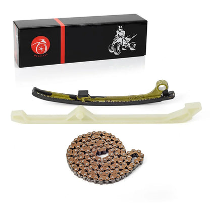 Cam Timing Chain & Tensioner Guide for Honda 2003-2022 Pioneer 700 SXS700 Big Red 700 MUV700 Rincon TRX 680 TRX 650