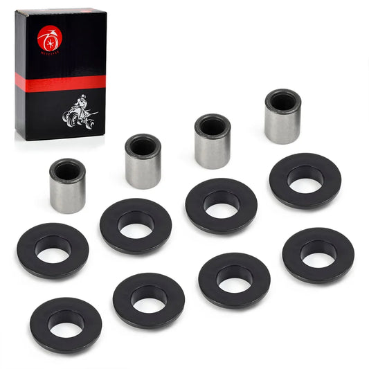 8Pcs Shock Bushing 4Pcs Bearing Sleeve Kit for Arctic Cat 250 300 375 400 500 650 700 Bearcat 454 - 0604-310 0403-028