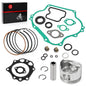 Engine Rebuild Gasket Kit with Piston, Rings, and Seals for Kawasaki Mule 500 520 550 1990-2004