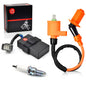 CDI Box Ignition Coil Spark Plug Kit Honda FourTrax 300 TRX 1998-2000 30400-HM5-506 30410-HM5-A11
