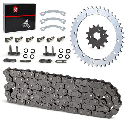 Heavy Duty O-Ring Drive Chain and Sprockets Kit for Yamaha Warrior 350 YFM350X 1989-2004