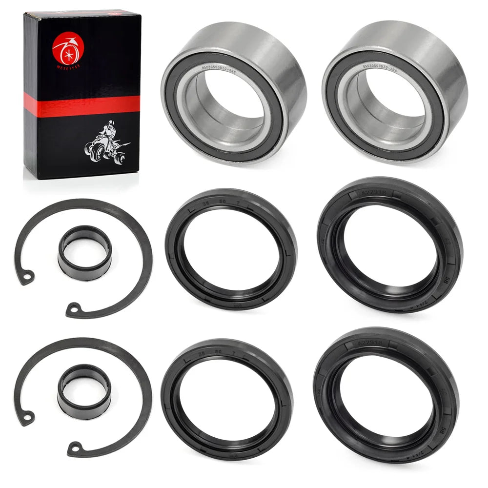 Front Wheel Bearings Seals Circlip Dust Seal for Honda Rancher 350 400 420 TRX350 TRX400 TRX420
