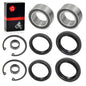 Front Wheel Bearings Seals Circlip Dust Seal for Honda Rancher 350 400 420 TRX350 TRX400 TRX420