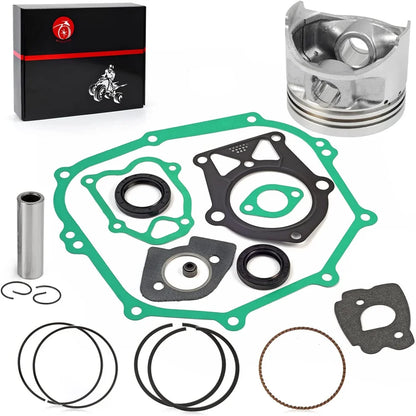 Engine Gasket Rebuild Kit Oversize 0.5mm Piston Ring Seal for Yamaha Golf Cart G14 1995-1996