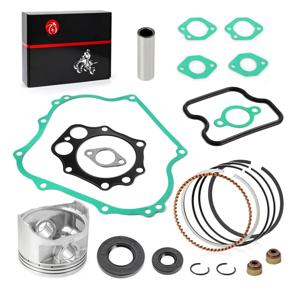 Top End Rebuild Kit Piston Ring Gasket Seal For Club Car DS Precedent FE350 1996-2006 1017449-01