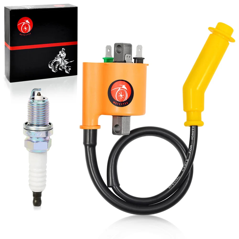 Ignition Coil Spark Plug Cap For Honda TRX420 Rancher 30510-HP5-601 30700-MBN-671