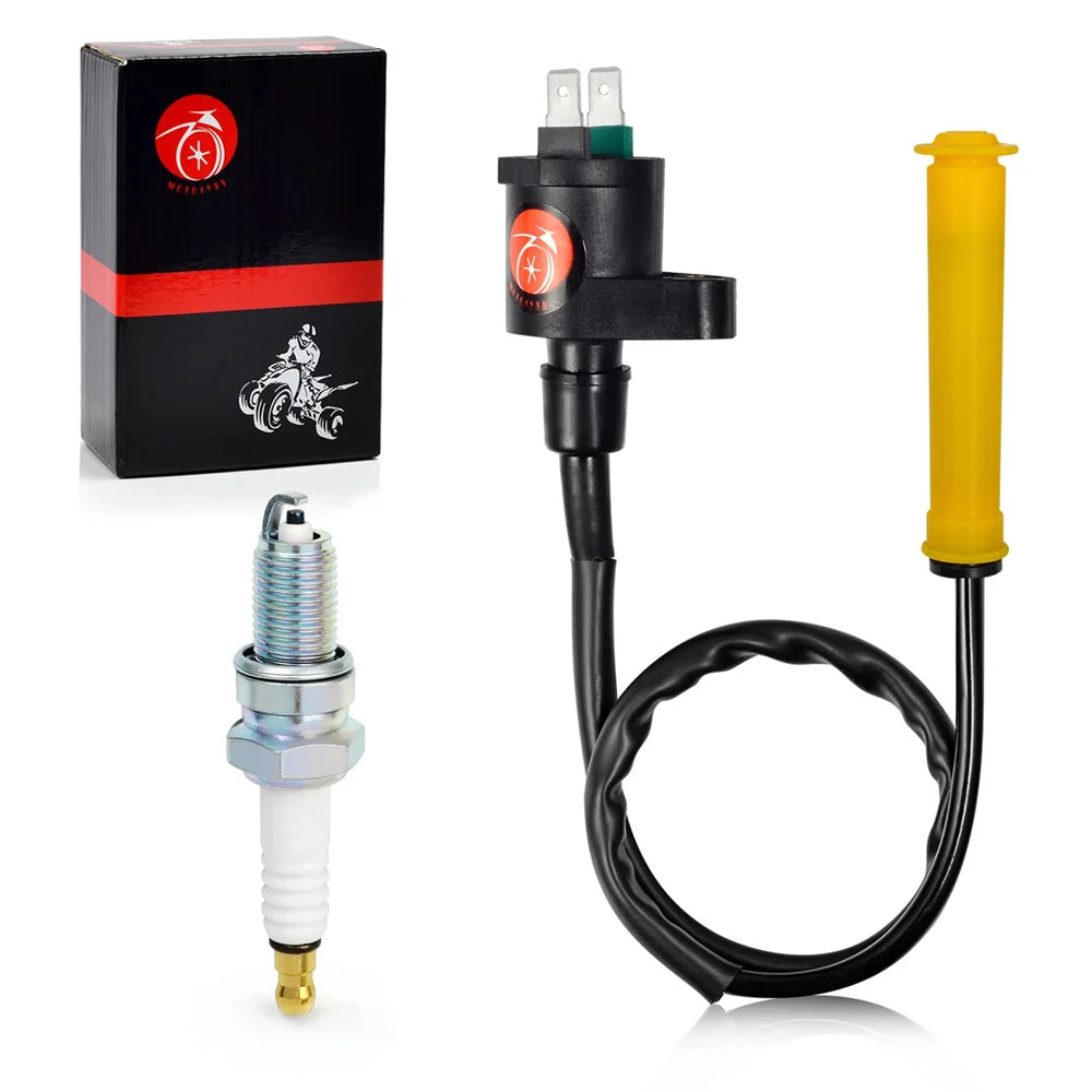 Ignition Coil and Spark Plug for Honda XR650L 1993-2016 and XR600R 1991-2000