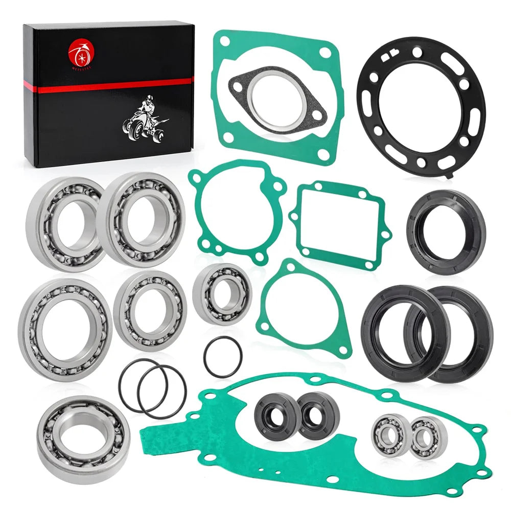 Engine Bearing Seals Gasket Rebuild Kit for Polaris Sportsman Big Boss Scrambler Xplorer Xpress 400 400L - Part 3086748