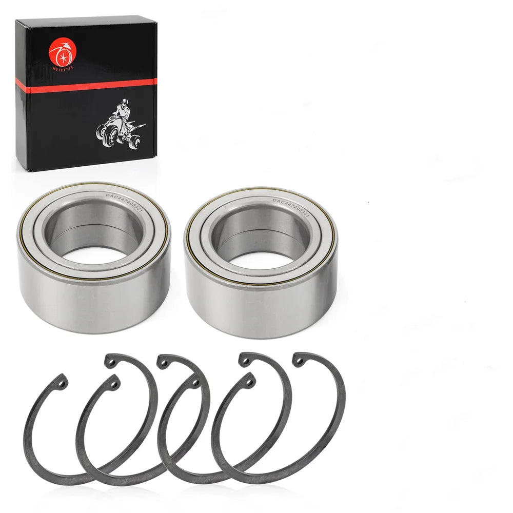 Front Wheel Bearings 44x72x33mm & Ring Clip For Polaris RZR 800 4 S 2010-2014 3514699 3515090 7710780 7710440