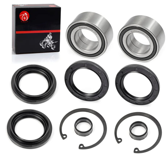 Front Wheel Bearings & Seals Circlip Dust Seal for Honda Fourtrax 300 TRX300FW 4x4 1988 1990-2000