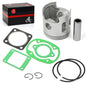 68mm Piston Gasket Kit and Ring for Yamaha G1 Golf Cart 1978-1989 J10-11631-00-96 J10-11610-00-00