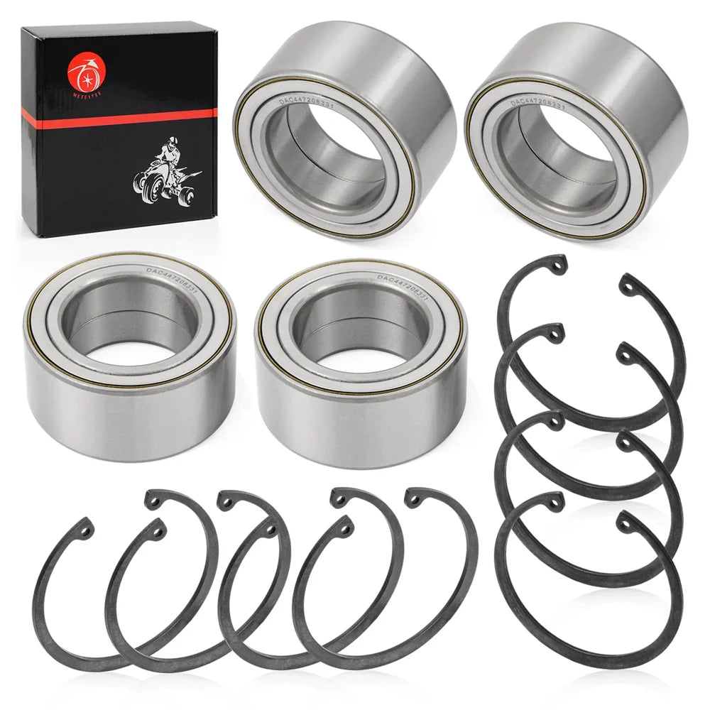 Front Rear Wheel Bearings 44x72x33mm & Ring Clip For Polaris RZR 900 1000 Turbo RS1 XP S 4 2011-2020