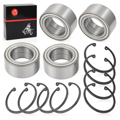 Front Rear Wheel Bearings 44x72x33mm & Ring Clip For Polaris RZR 900 1000 Turbo RS1 XP S 4 2011-2020
