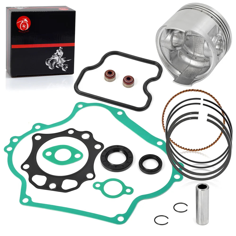 Piston Ring Gasket Seal Rebuild Kit 0.25mm Oversize Club Car DS Precedent FE290 1992-up 1016459-01 1023047-01