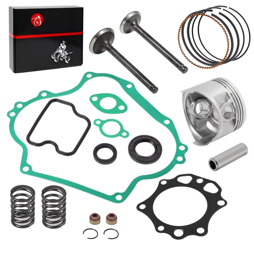 FE290 290cc Engine Rebuild Kit - 0.25mm Oversize Piston Ring, Gasket, Seal, Intake Exhaust Valve for Club Car Golf Cart DS Precedent