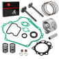 FE290 290cc Engine Rebuild Kit - 0.25mm Oversize Piston Ring, Gasket, Seal, Intake Exhaust Valve for Club Car Golf Cart DS Precedent