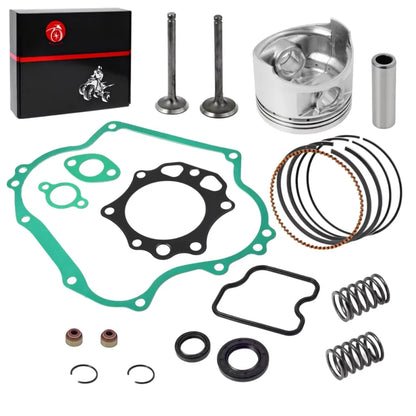 FE290 290cc Engine Rebuild Kit - 0.25mm Oversize Piston Ring, Gasket, Seal, Intake Exhaust Valve for Club Car Golf Cart DS Precedent