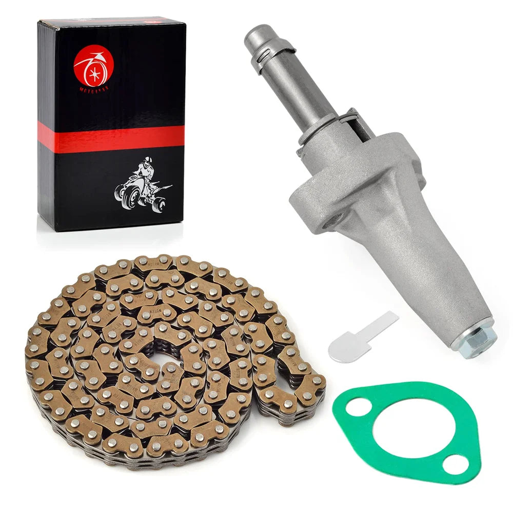 Cam Timing Chain and Tensioner Lifter for Honda ATV - Rincon 650, Foreman, Rubicon 500, TRX300EX, FourTrax 300, TRX250X, TRX350D