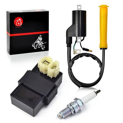 CDI Box, Ignition Coil and Spark Plug Kit for Honda TRX400EX 1999-2004