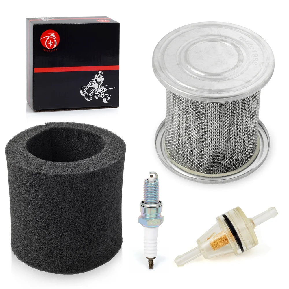 Air Filter Holder Kit with Spark Plug for Honda XR80 XR100 CRF80 CRF100 TRX90 17212-KJ2-003