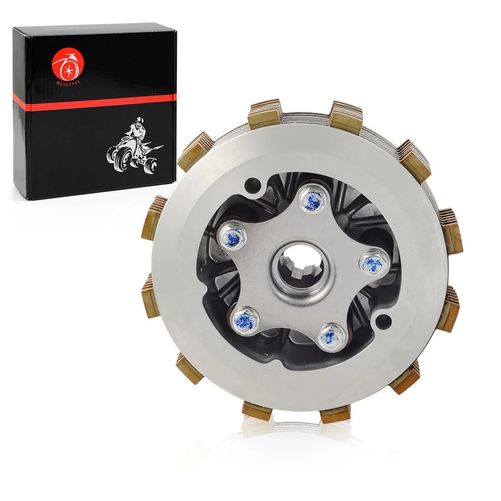 Clutch Kit Center Inner Hub & Outer Pressure Plate for Yamaha Warrior 350 Raptor Big Bear 350 Kodiak 400 1987-2013