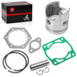 244cc 0.5mm Oversize Piston Ring Gasket Rebuild Kit EZGO 2 Cycle Golf Cart EC25 2PG 1980-1988