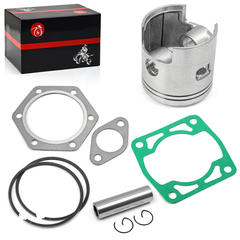 244cc 0.25mm Oversize Top End Piston Ring Gasket Kit EZGO 2 Cycle 1980-1988 EC25 2PG