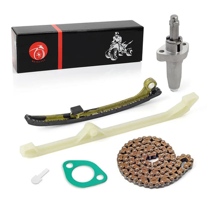 Cam Timing Chain and Tensioner Lifter Guide for Honda Pioneer 700 SXS700 Big Red MUV700 Rincon 680 TRX680 2003-2022