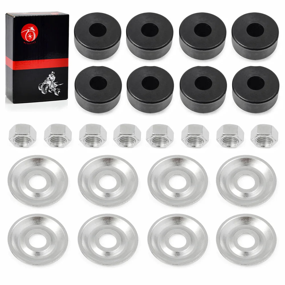 Shock Bushing Kit Front and Rear for EZGO Golf Cart TXT Marathon DS Precedent 1982-Up