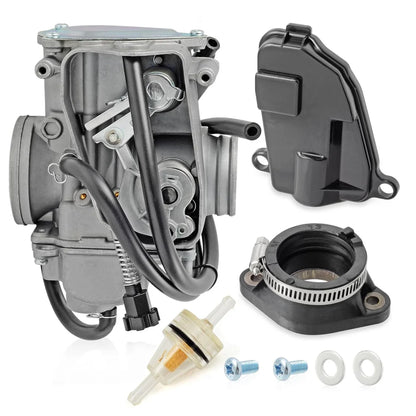 Carburetor & Intake Manifold Boot For Honda TRX350 FourTrax 350 1986 1987