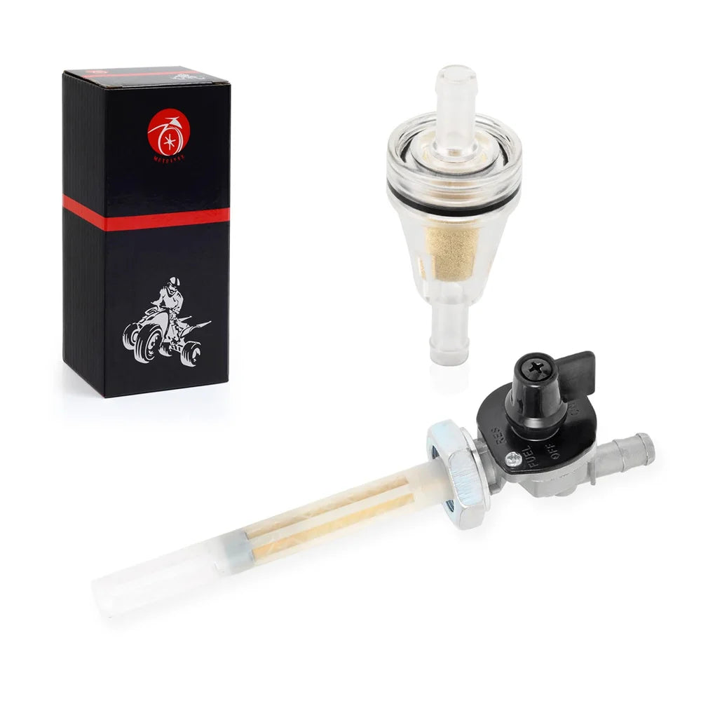 Fuel Gas Valve Petcock Fuel Filter for Honda VT1100 Shadow ACE Aero Sabre Spirit 1995-2007