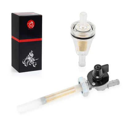 Fuel Gas Valve Petcock Fuel Filter for Honda VT1100 Shadow ACE Aero Sabre Spirit 1995-2007
