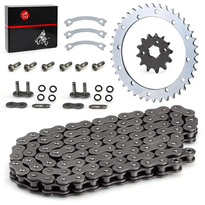 Heavy Duty O-Ring Drive Chain and Sprockets Kit for Yamaha Warrior 350 YFM350X 1989-2004